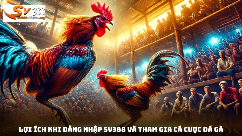 Lợi ích khi đăng nhập sv388 và tham gia cá cược đá gà